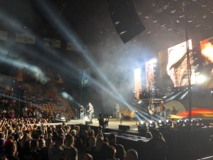 Brantley Gilbert performing in February 2018