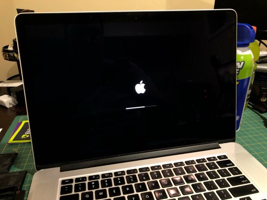 MacBook Pro booting after battery replacement