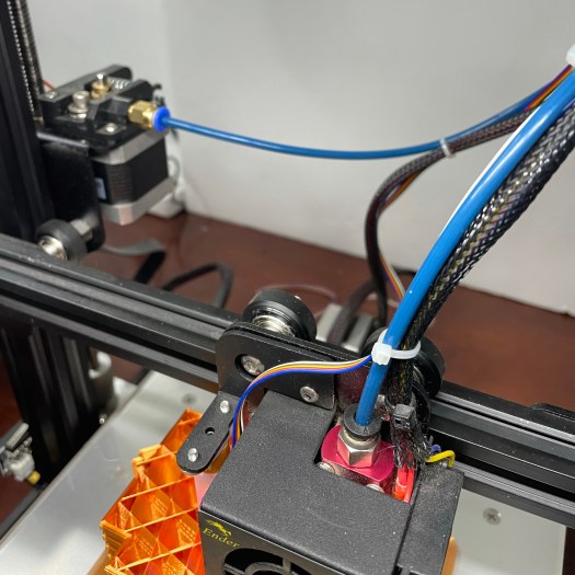 Capricorn PTFE Bowden Tube on Creality Ender 3